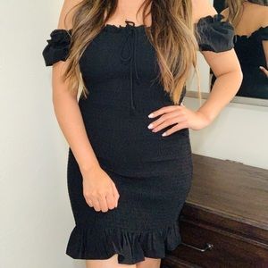 Off the shoulder dress